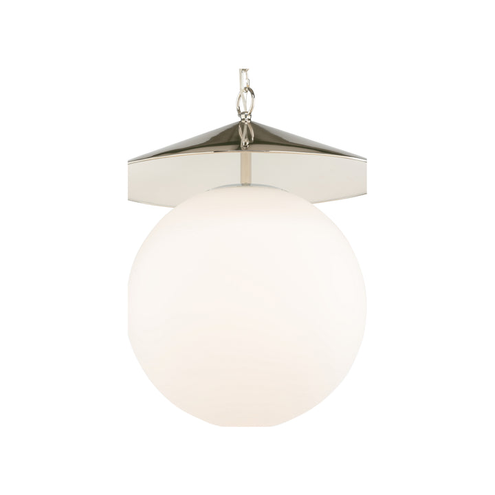 Polished Nickel/ White Milk