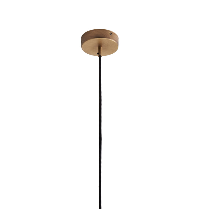 Aqua/Blown/Antique Brass
