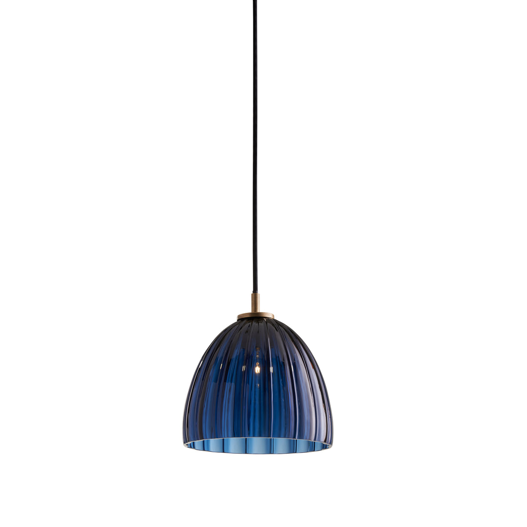 Blue Avio/Blown/Antique Brass