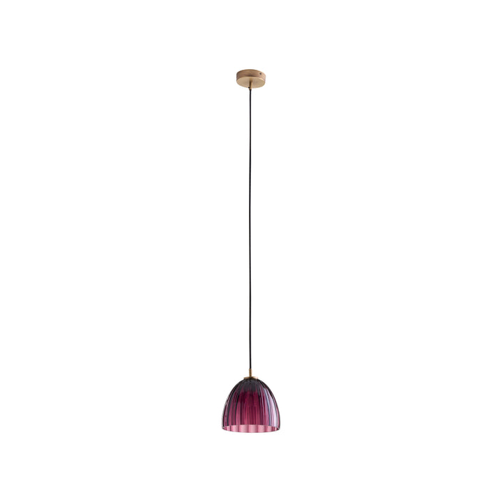 Aubergine/Blown/Antique Brass