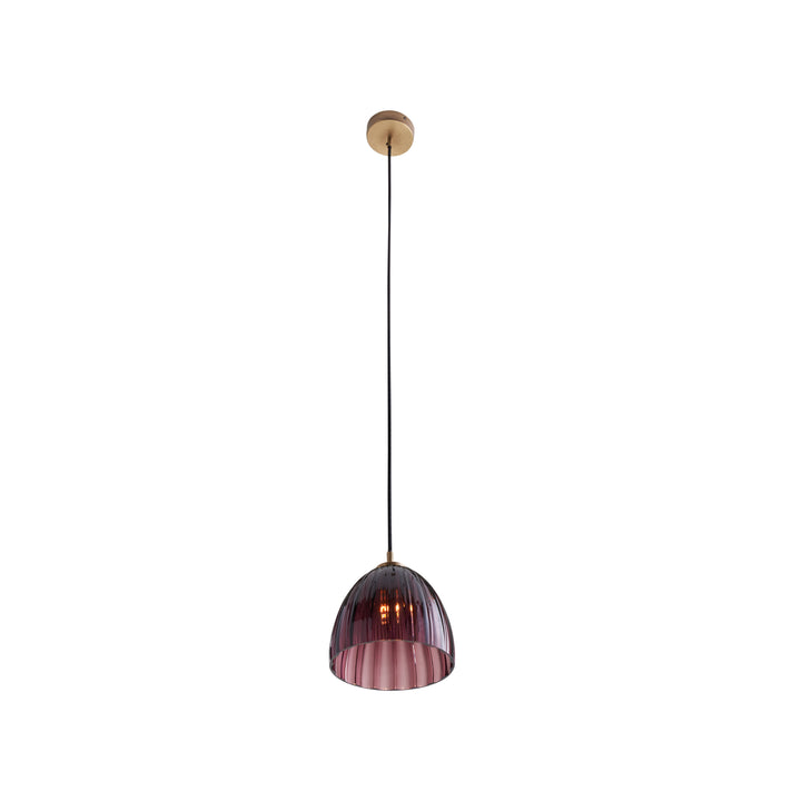 Aubergine/Blown/Antique Brass