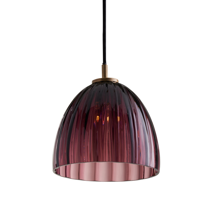 Aubergine/Blown/Antique Brass