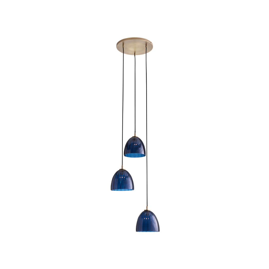 Blue Avio/Antique Brass