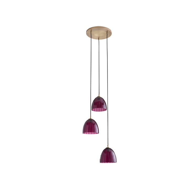 Aubergine/Antique Brass