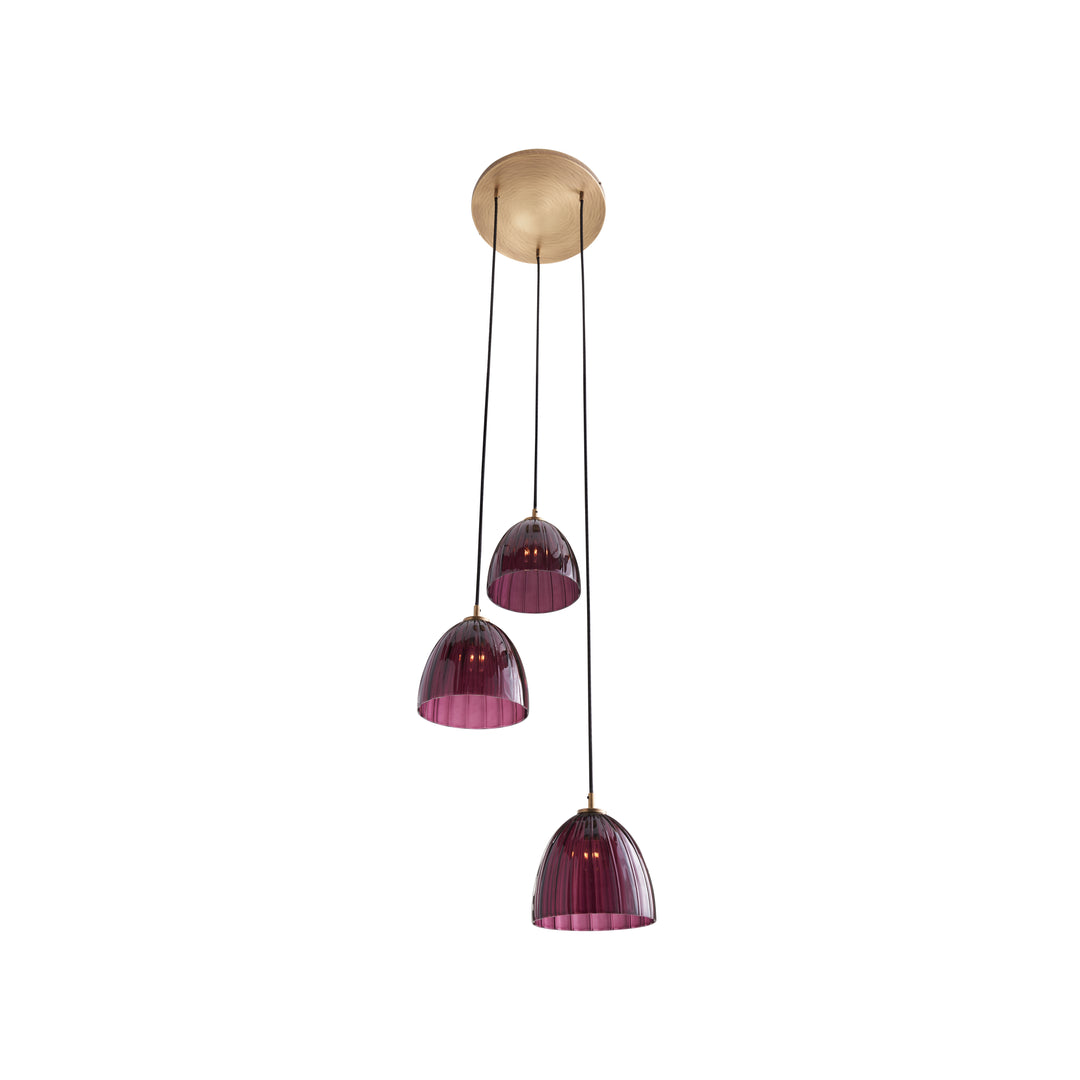 Aubergine/Antique Brass