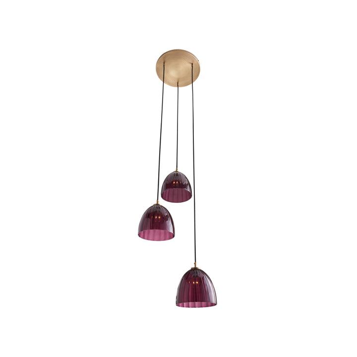 Aubergine/Antique Brass