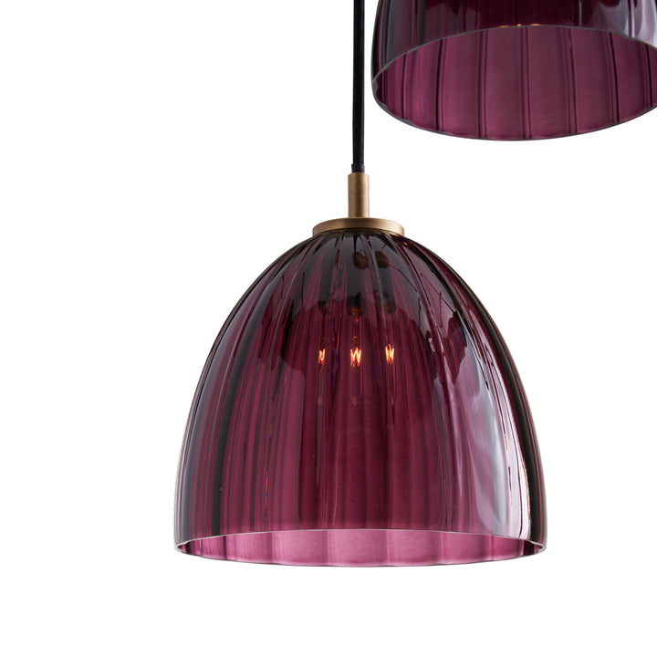 Aubergine/Antique Brass