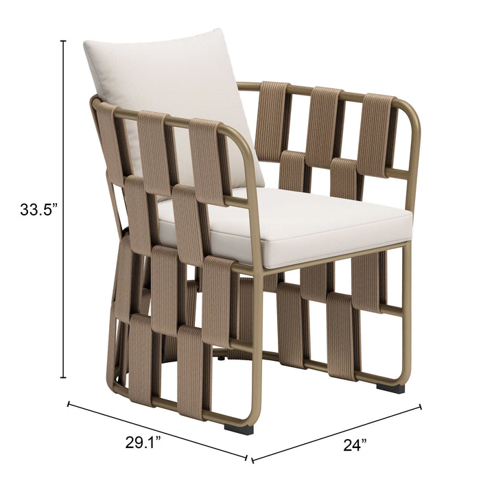 Quadrat Dining Chair White - AmericanHomeFurniture