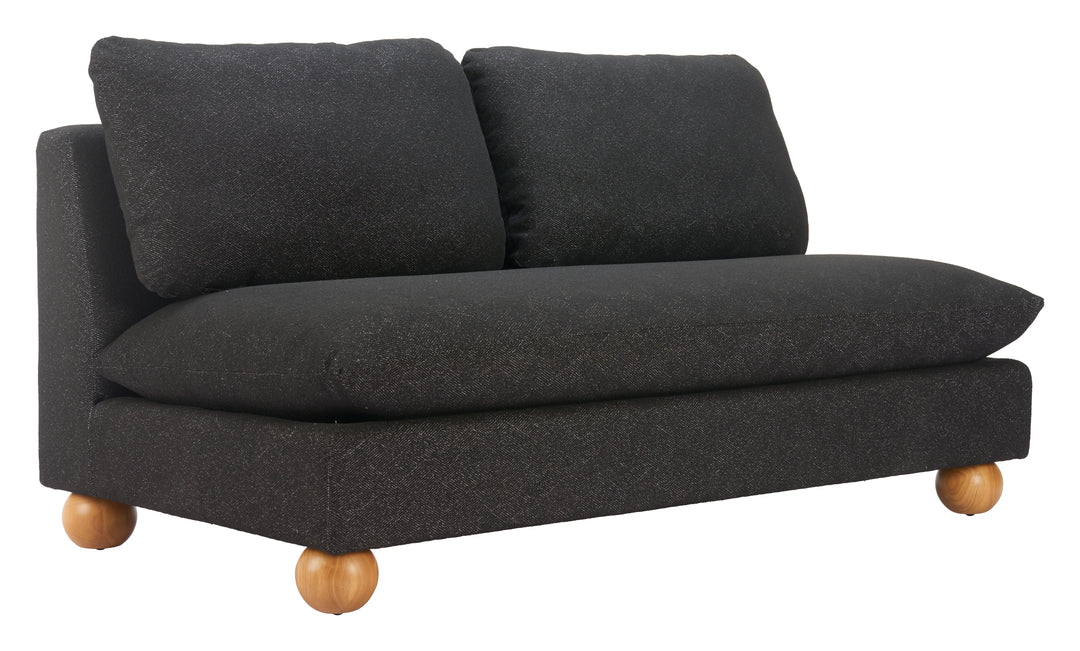 Minze Loveseat Black