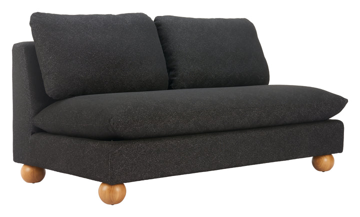 Minze Loveseat Black