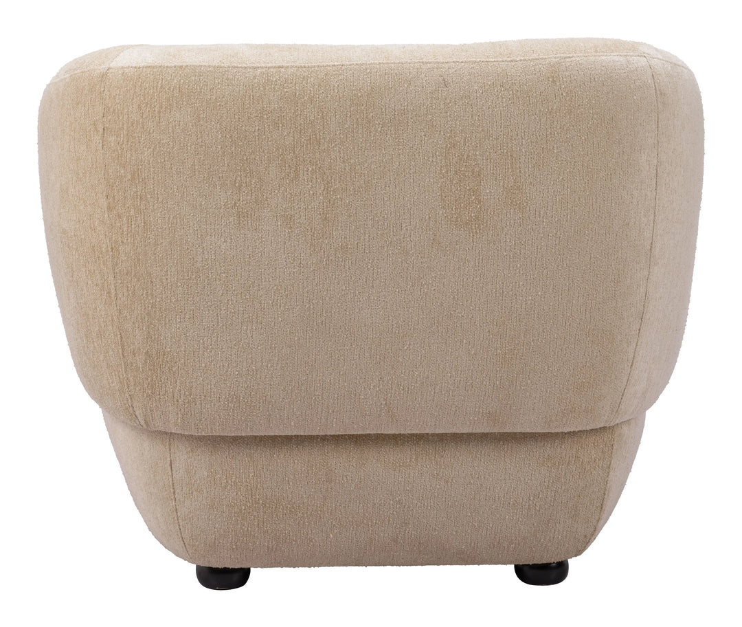 Bekker Accent Chair Golden Beige - AmericanHomeFurniture
