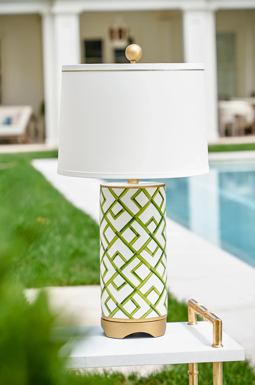 American Home Furniture Chelsea House Bamboo Squares Lamp