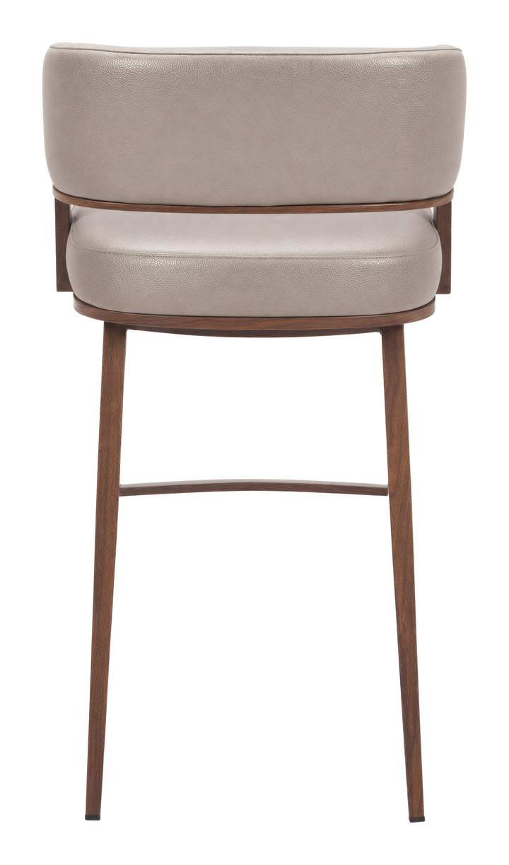 Poise Barstool Brown & Walnut - 111395