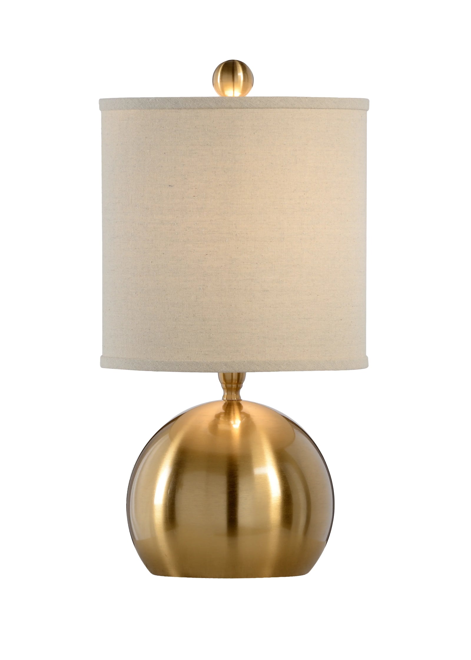 American Home Furniture Chelsea House Small Brass Ball Lamp