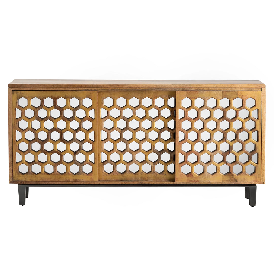 Bengal Manor Honeycomb Sideboard - AmericanHomeFurniture