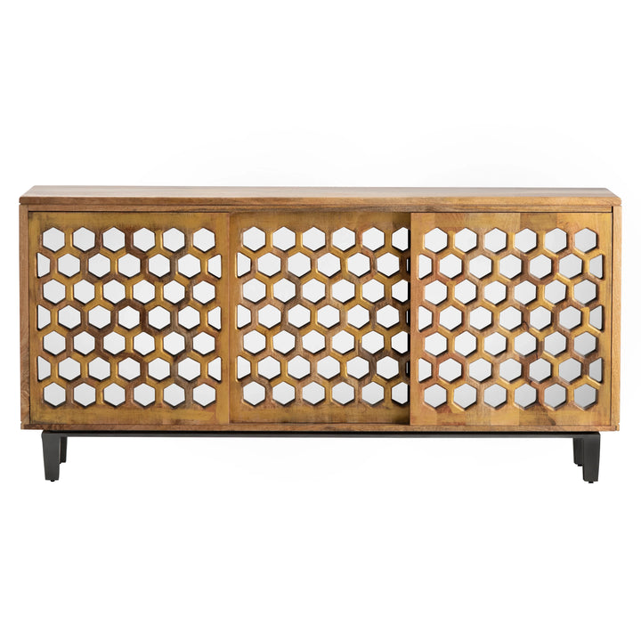 Bengal Manor Honeycomb Sideboard - AmericanHomeFurniture