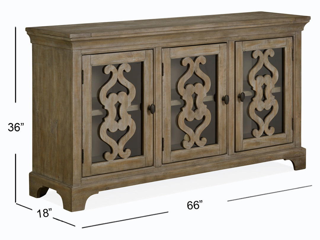 Tinley Park Dove Tail Grey Server - D4646-15