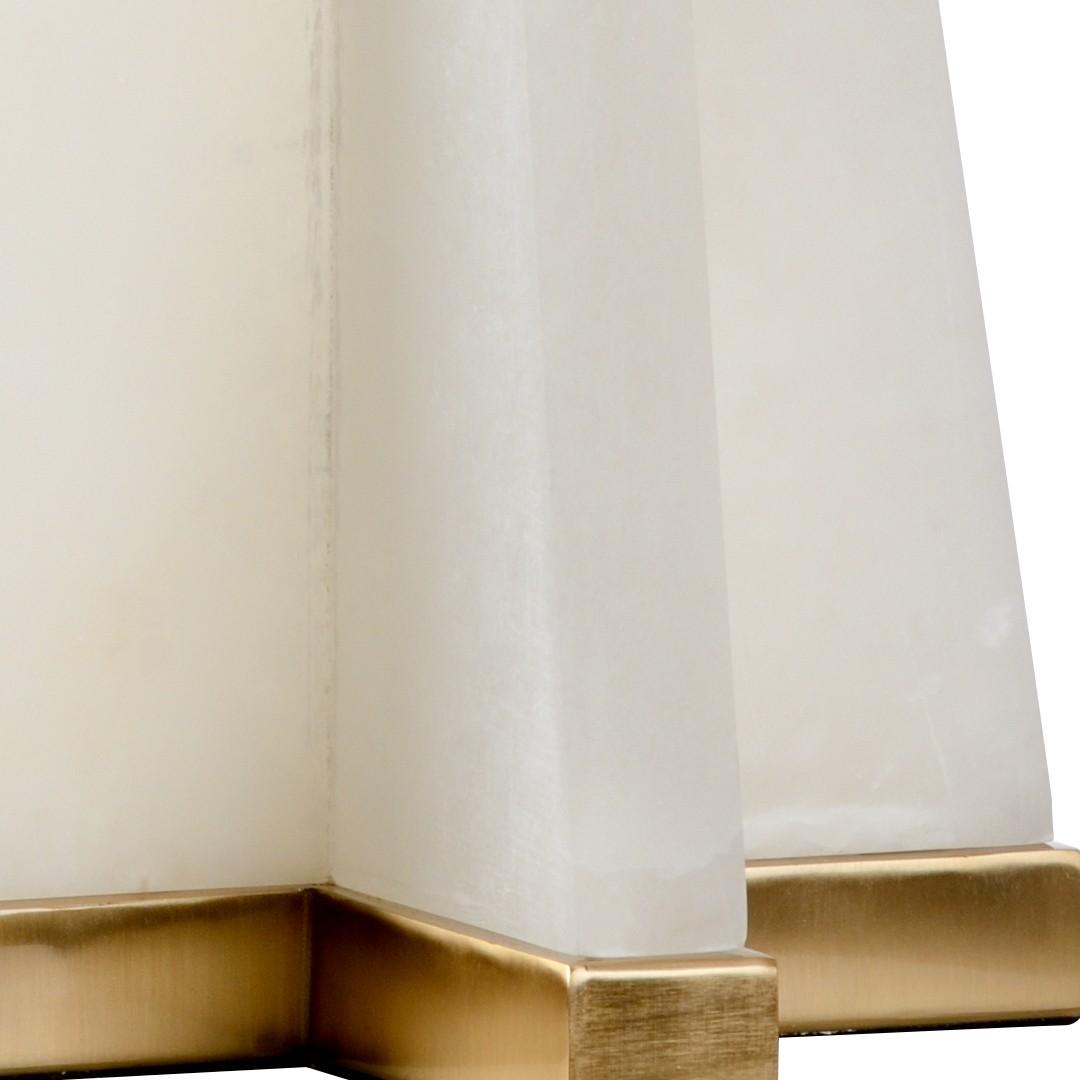 Alabaster Pyramid Lamp - 69071