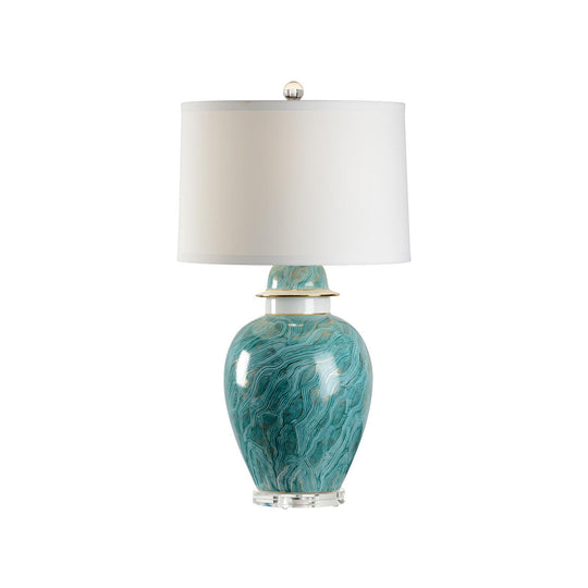 Green Marblized Lamp - 69102