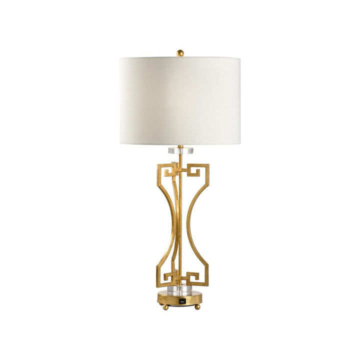 Greek Key Gold Lamp - 69406