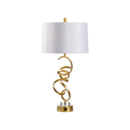 Swirl Gold Lamp - 69408
