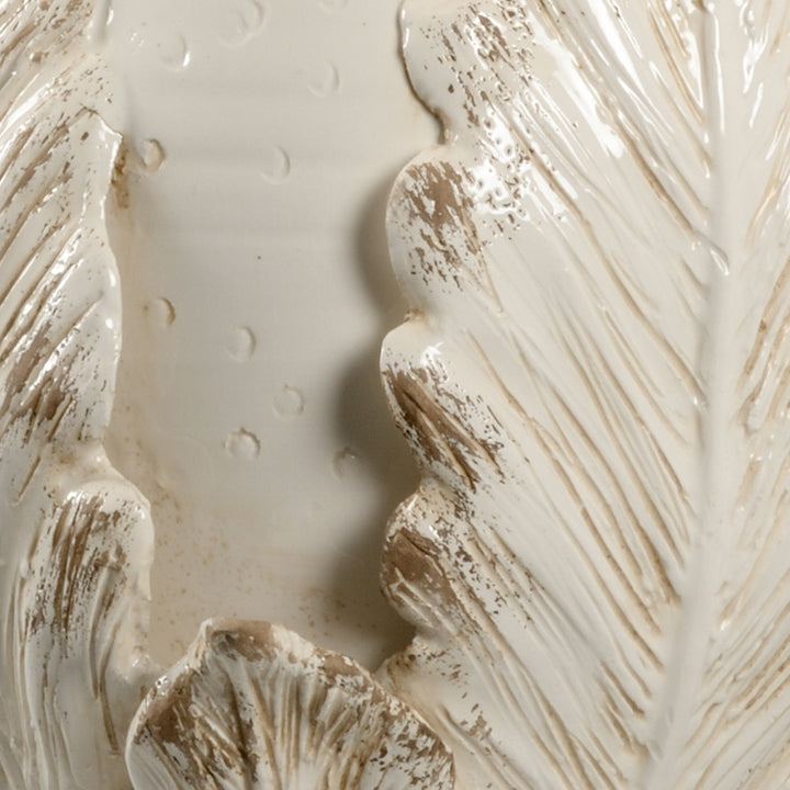 Small Cream Artichoke Lamp - 69453