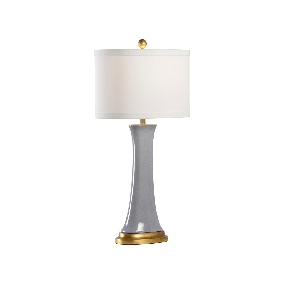 Mottled Gray/Antique Gold Leaf