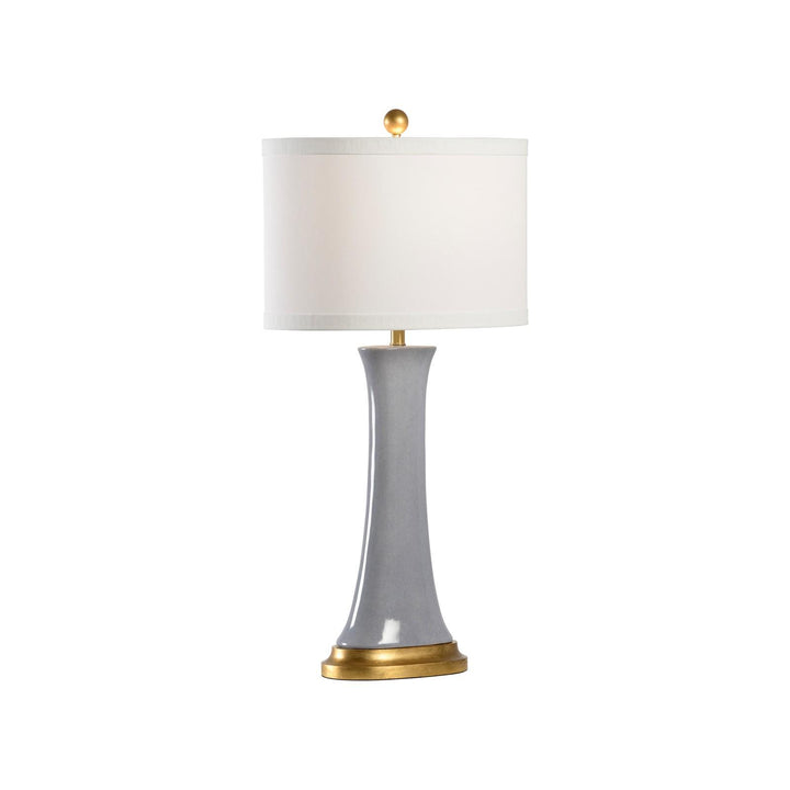Mottled Gray/Antique Gold Leaf