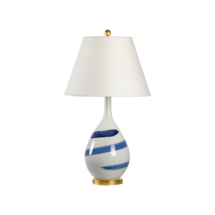 Blue Swirl Lamp - 69504