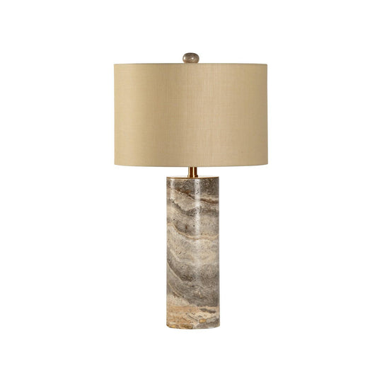 Gray Marble Column Lamp - 69562