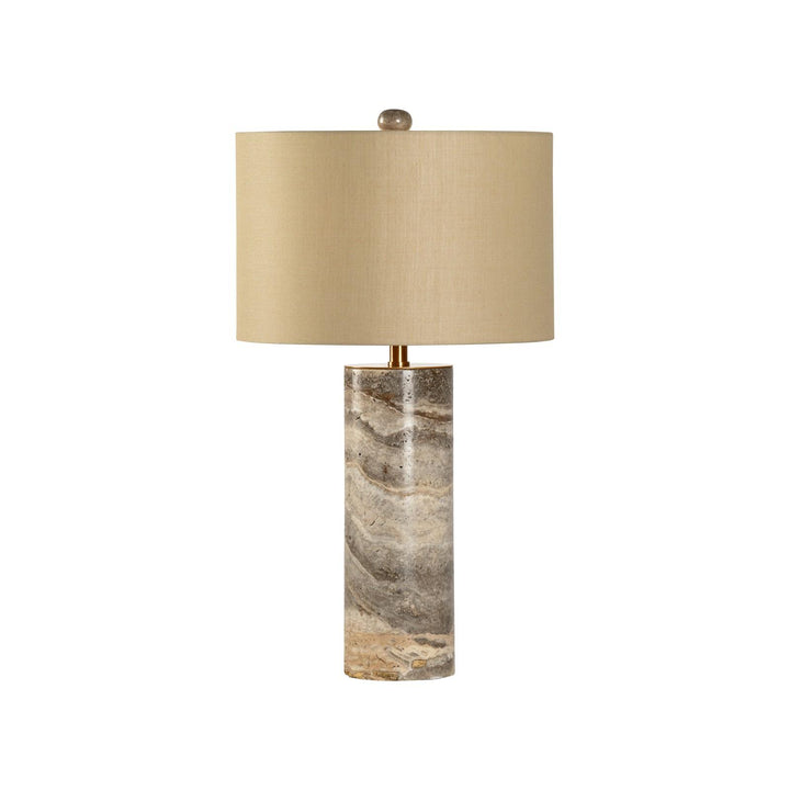Gray Marble Column Lamp - 69562