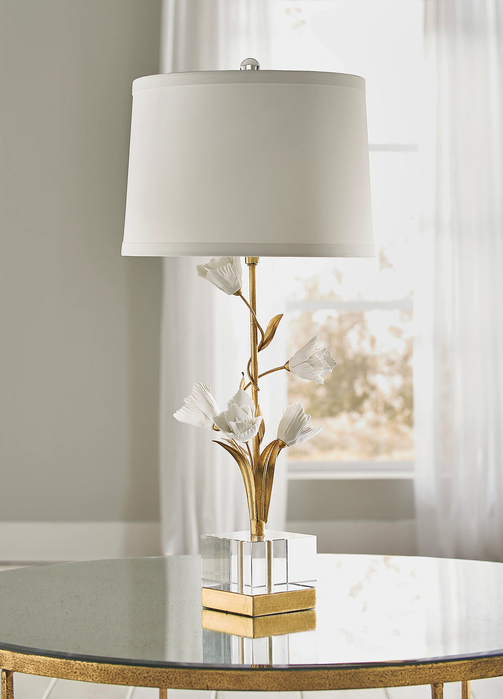 American Home Furniture Chelsea House Large Tulip Lamp
