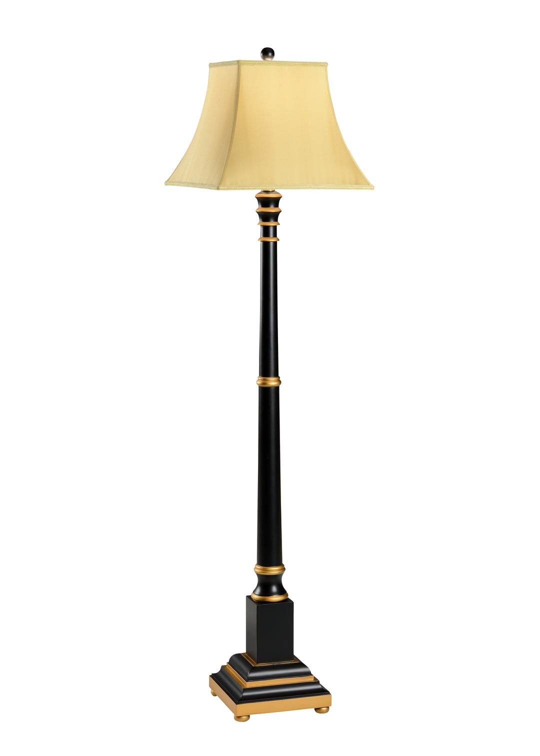 Wood Candlestick Floor Lamp - 6976