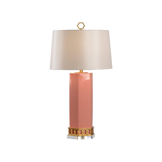 Coral/Antique Gold Leaf/Clear