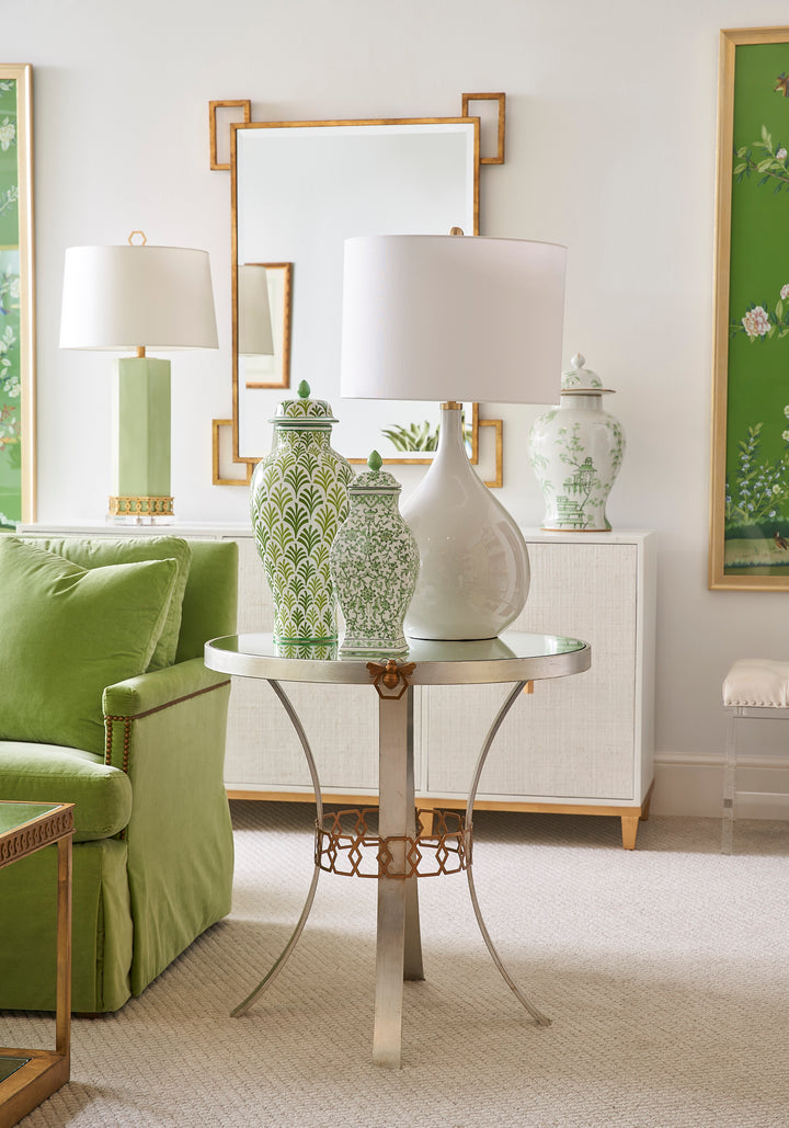 Pistachio/Antique Gold Leaf/Clear