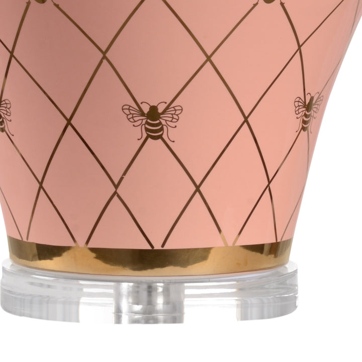 Coral Glaze/Metallic Gold/Clear