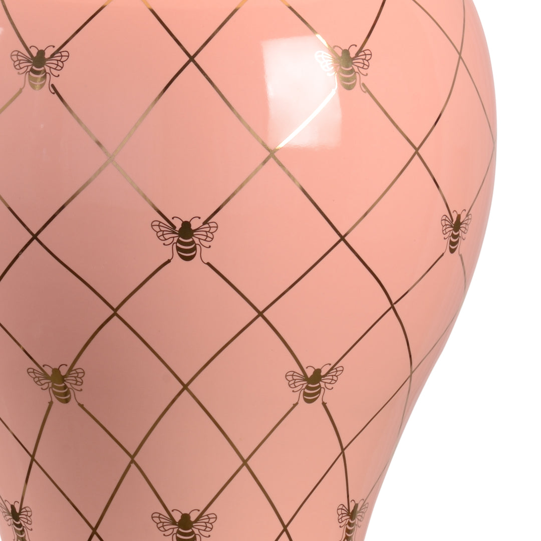 Coral Glaze/Metallic Gold/Clear