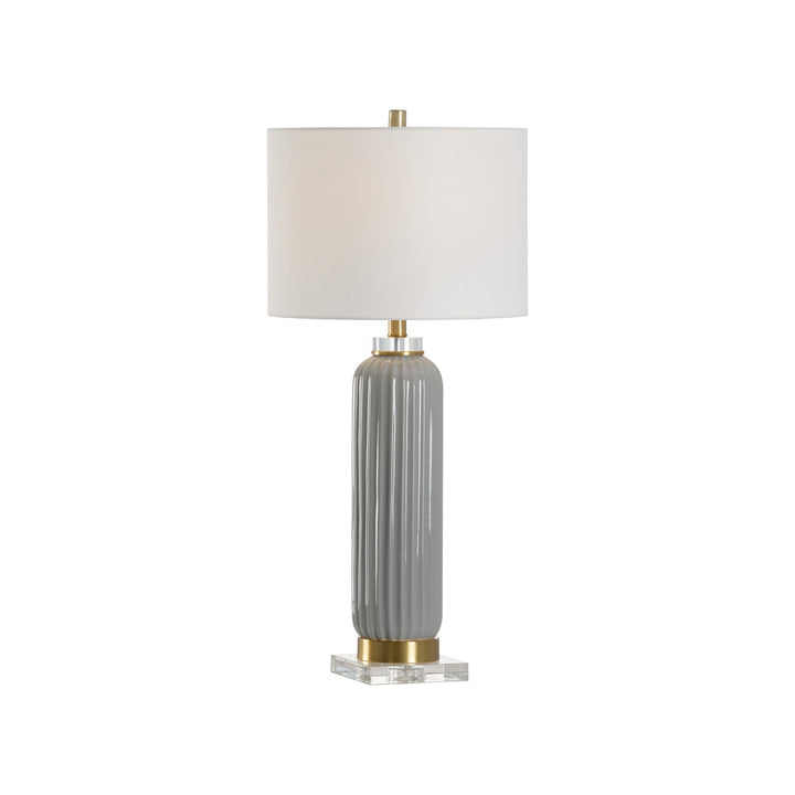 Gray Glaze/Antique Brass/Clear