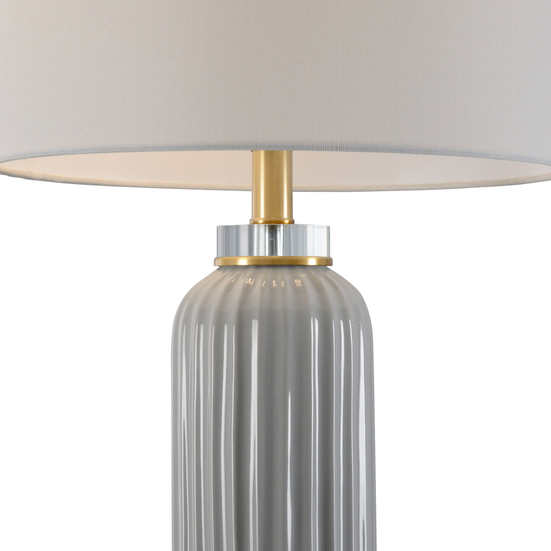 Gray Glaze/Antique Brass/Clear