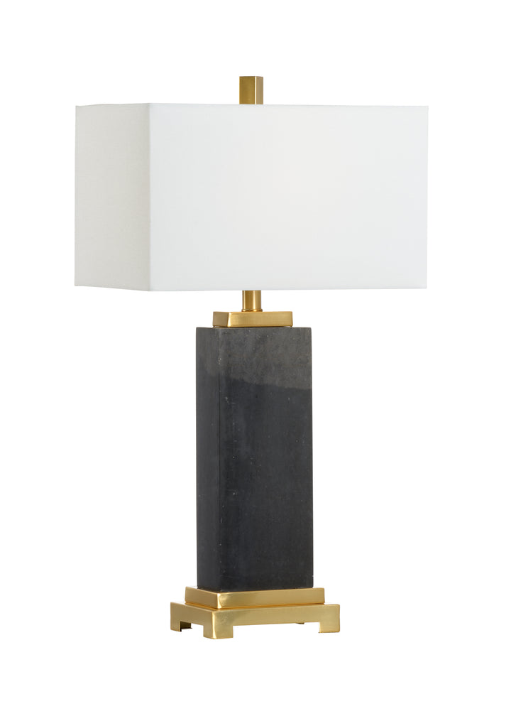Black Kennedy Marble Lamp - 69963