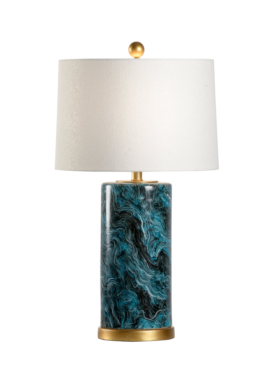 Malachite Cylinder Lamp - 69973