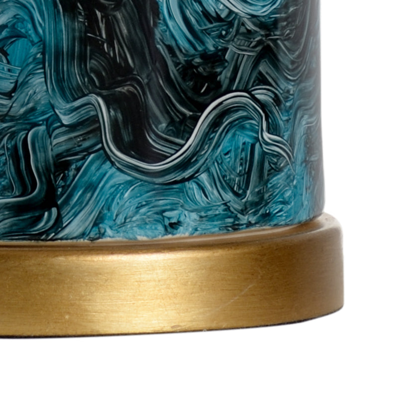 Malachite Cylinder Lamp - 69973
