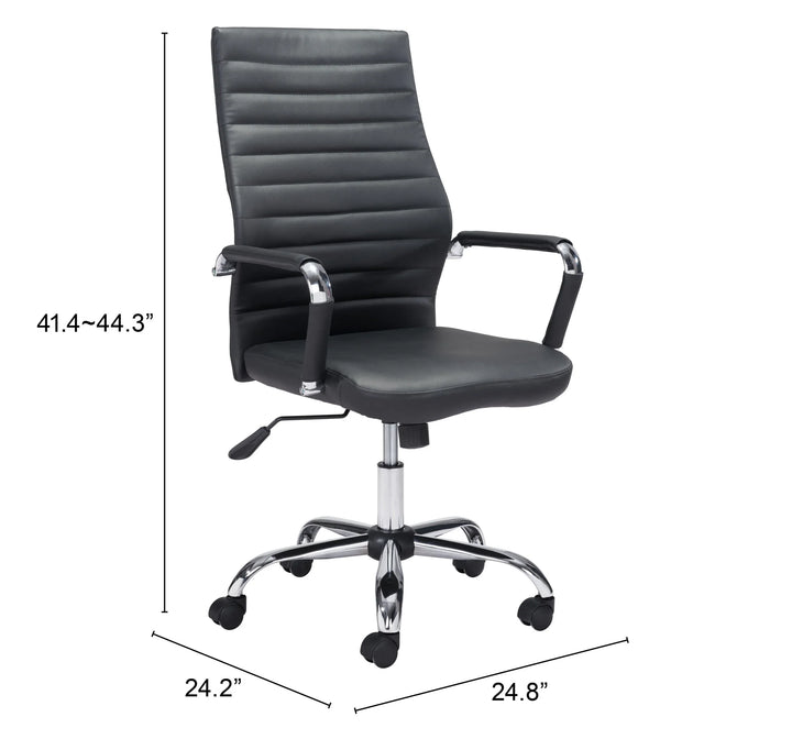 Primero Office Chair Black - AmericanHomeFurniture