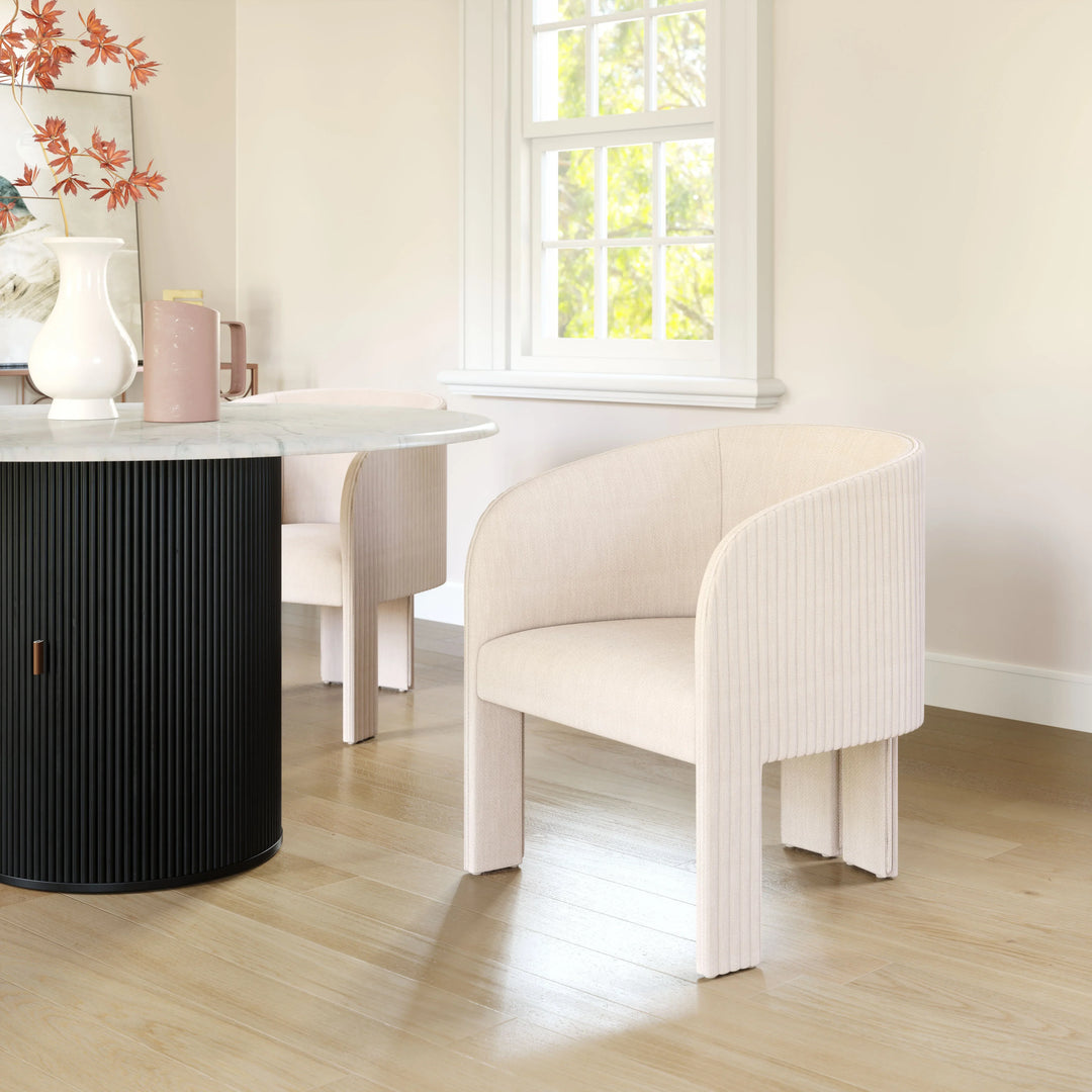 Hull Accent Chair Beige - AmericanHomeFurniture