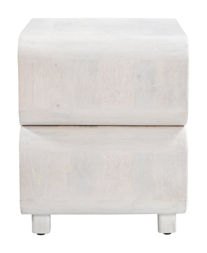 Miro Nightstand Whitewashed