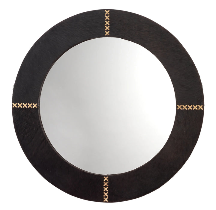Round Cross Stitch Mirror - AmericanHomeFurniture