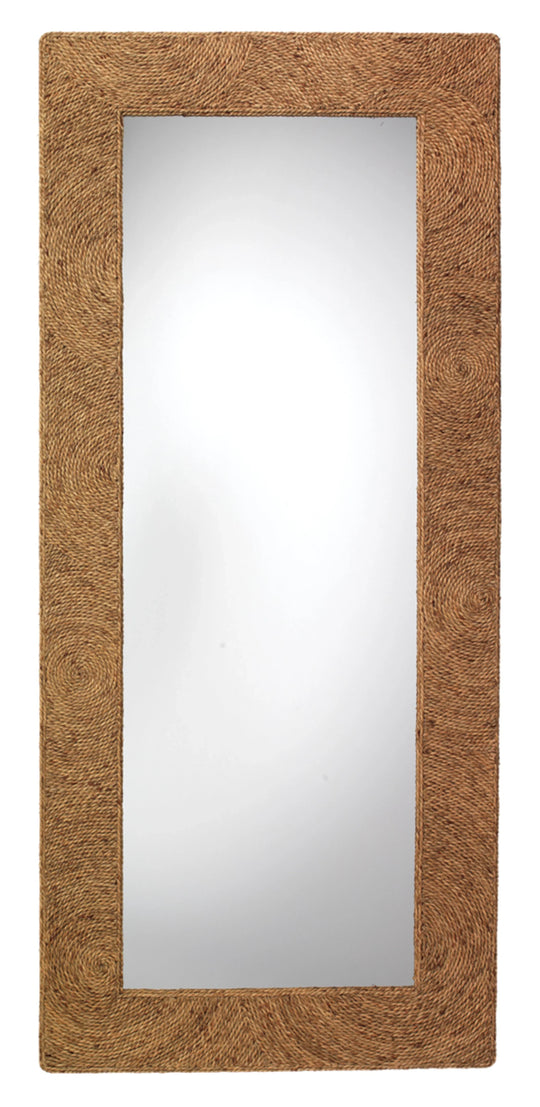 Jamie Young Harbor Seagrass Rectangle Floor Mirror FLOOR MIRRORS