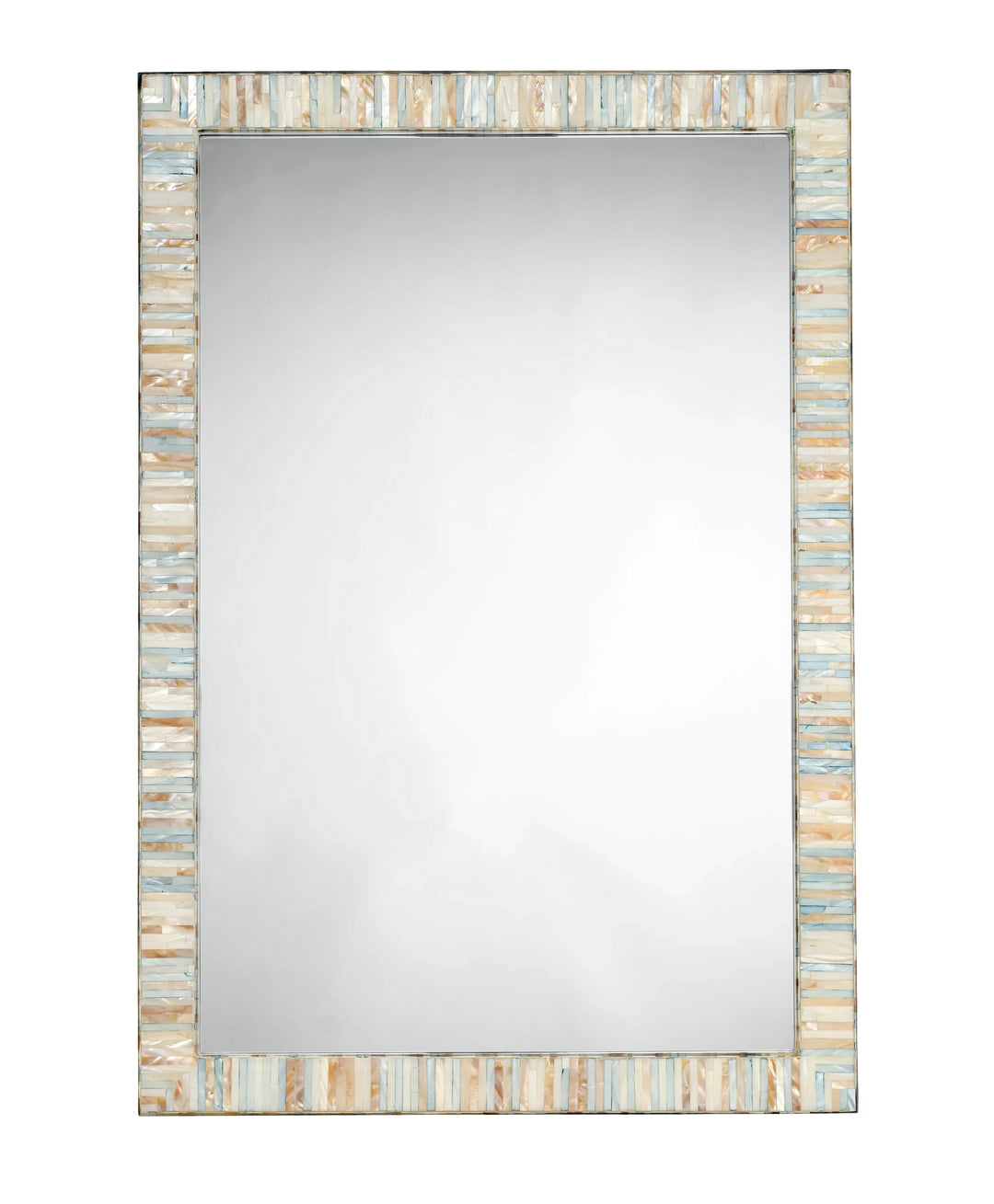 Heron Mother of Pearl Rectangle Wall Mirror - AmericanHomeFurniture