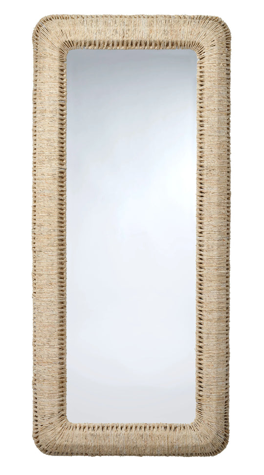 Jamie Young Hollis Rectangle Rope Floor Mirror FLOOR MIRRORS
