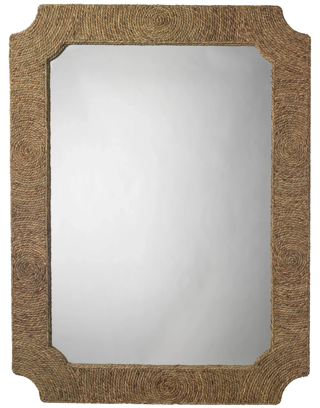 Marina Seagrass Wall Mirror - AmericanHomeFurniture